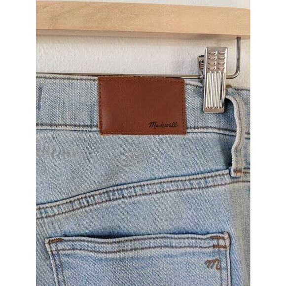 Madewell Womens Sz 27 High Rise Skinny Jeans Light Blue Wash Button Fly Stretch - Picture 6 of 8